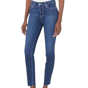 PAIGE High Rise Hoxton Skinny Ankle Jeans in Chapel - Size 23